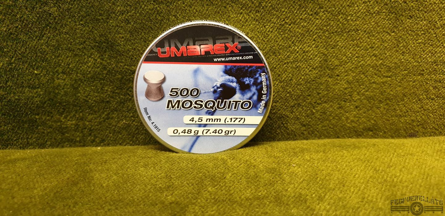Umarex Mosquito légfegyver lövedék, tompa, 4,5mm