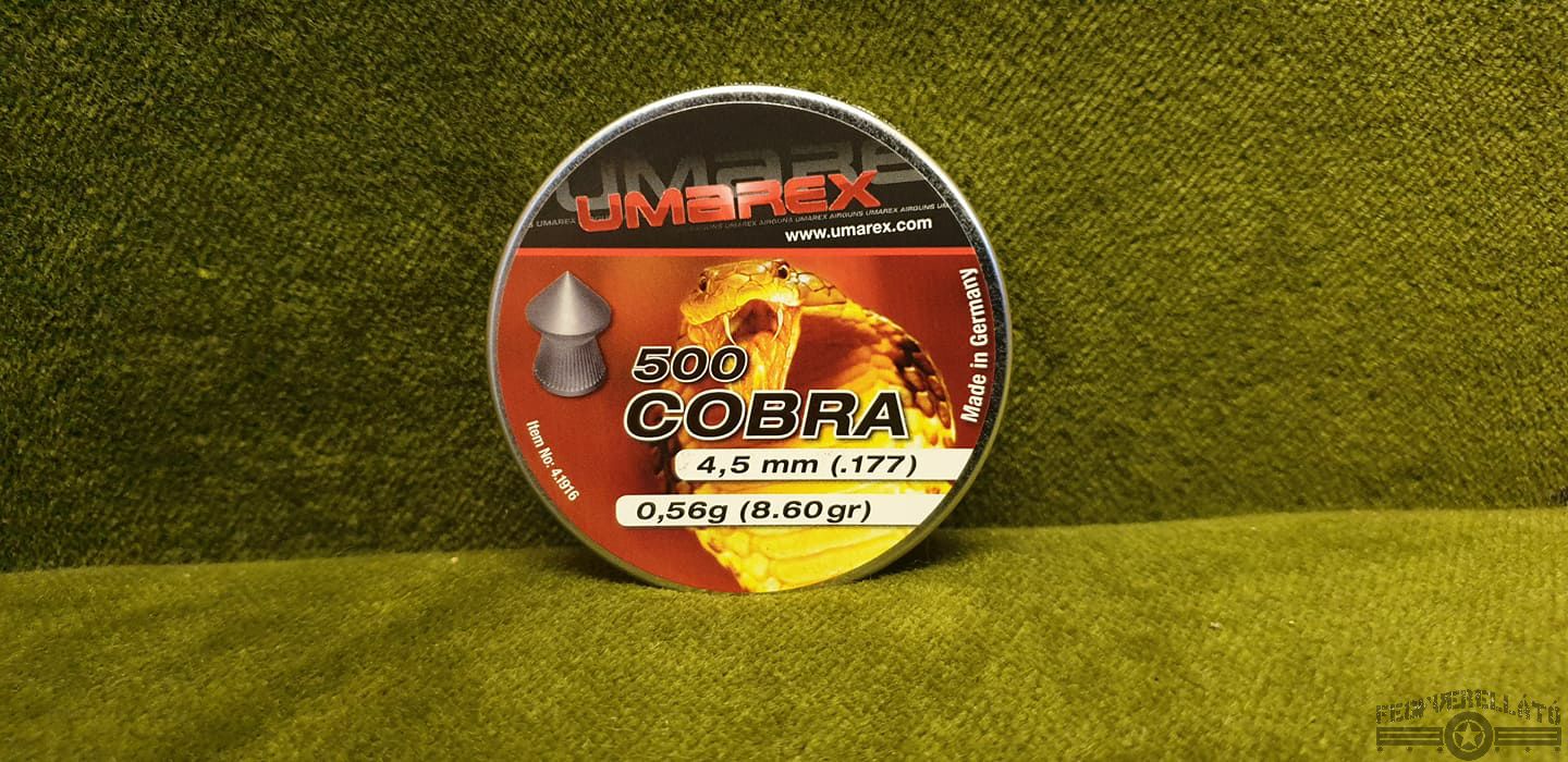 Umarex Cobra légfegyver lövedék, hegyes, 4,5mm