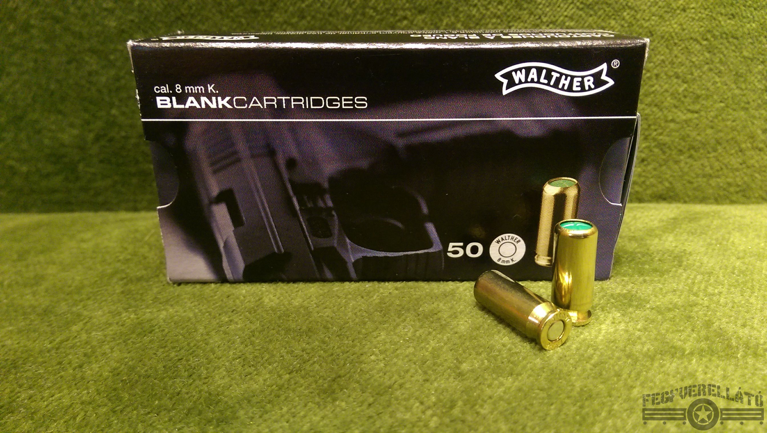 Walther 8 mm PAK, öntöltő riasztótöltény