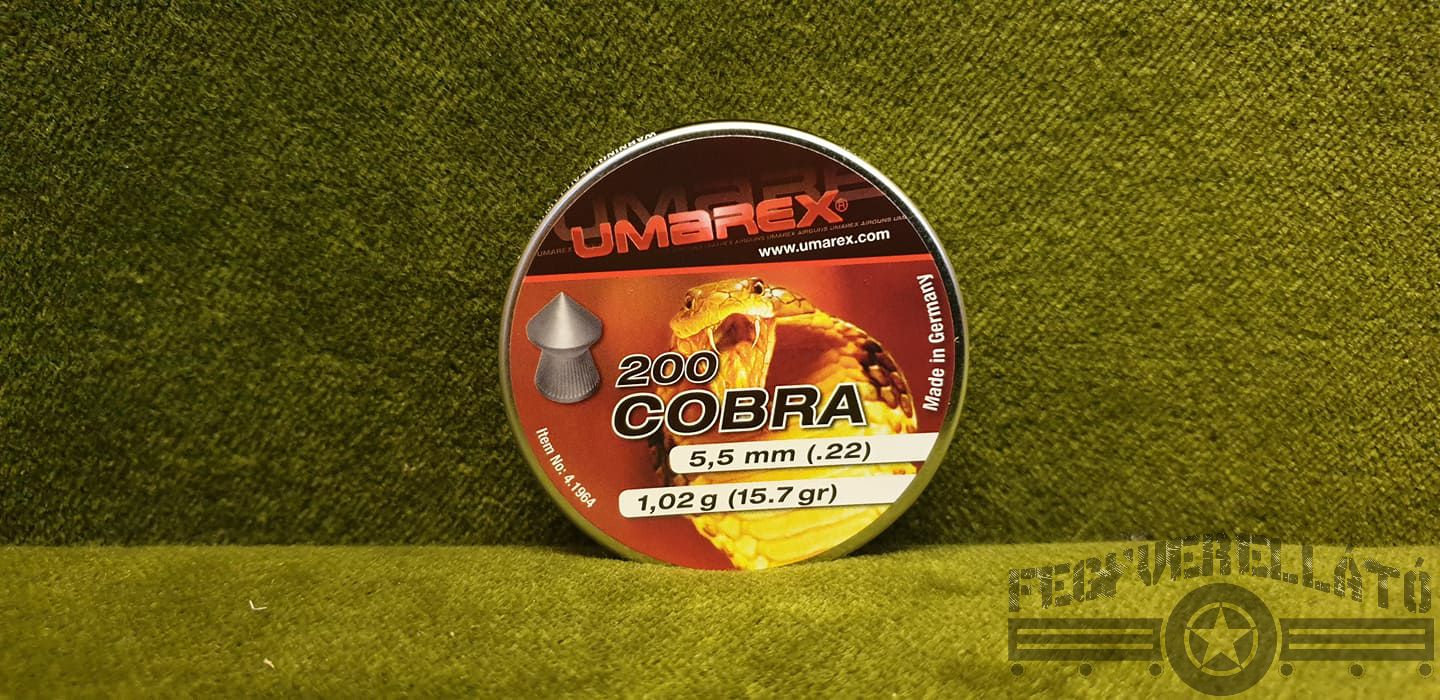 Umarex Cobra légfegyver lövedék, hegyes, 5,5mm