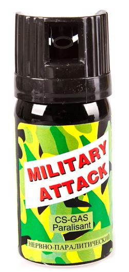 Military Attack, CS, FOG, 40 ml