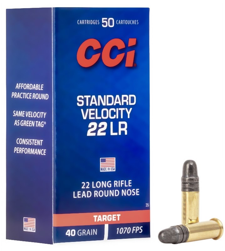 CCI, 0.22 Long Rifle, Standard, 40gr