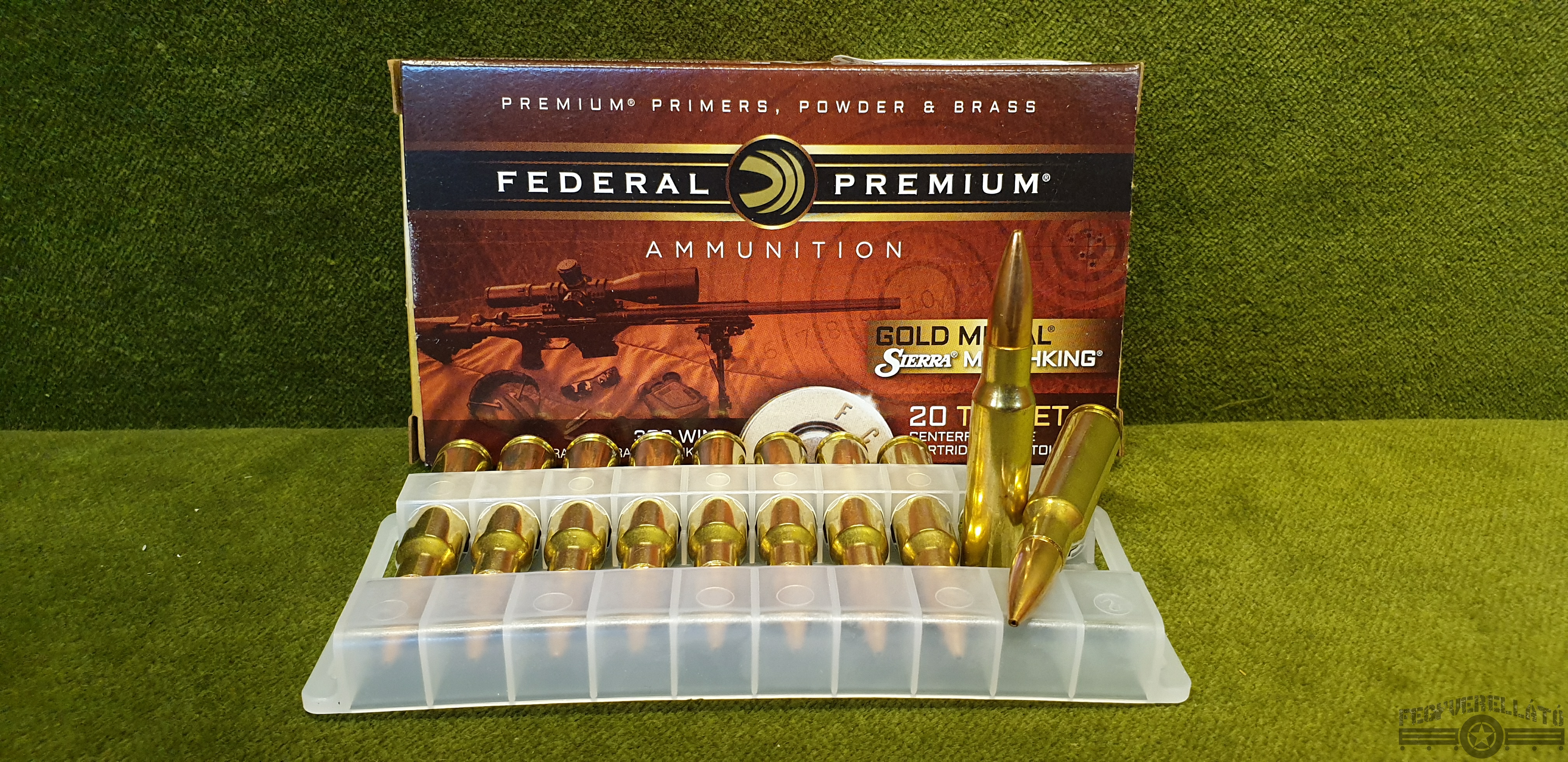 Federal, .308 Win., Sierra MatchKing BTHP, 168gr