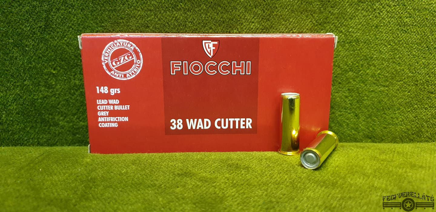 Fiocchi, .38 Special, Wadcutter, 148 gr