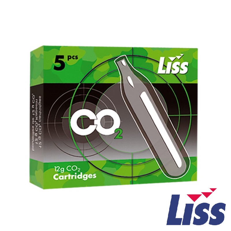 Co2 patron, 12g, 5db