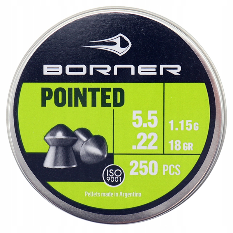 Borner Pointed légfegyver lövedék, hegyes, 5,5mm