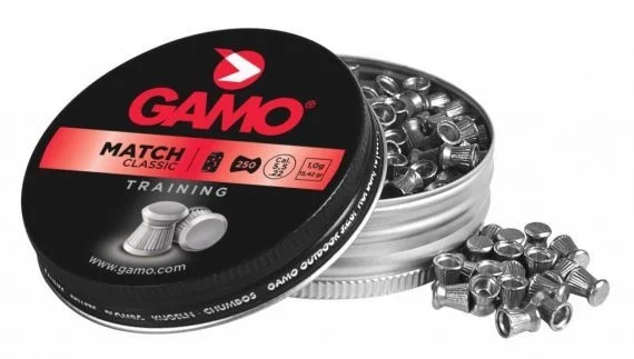Gamo Match légfegyver lövedék, tompa, 5,5mm