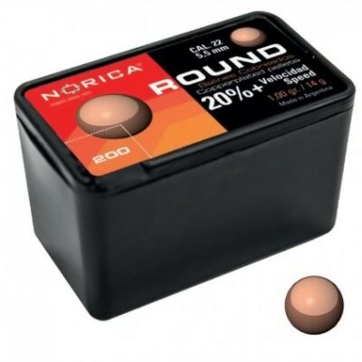 Norica rezezett gömb légfegyver lövedék, 5,5mm