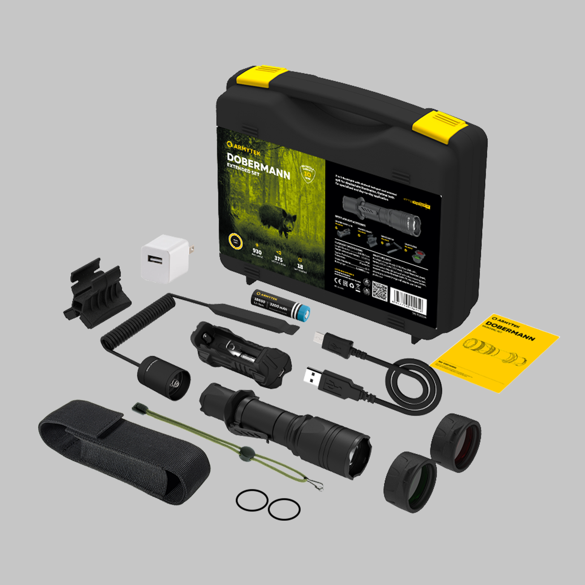 Armytek Dobermann Pro Warm Extended Set