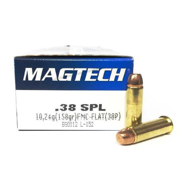 Magtech, .38 Special, FMJ-Flat, 158gr