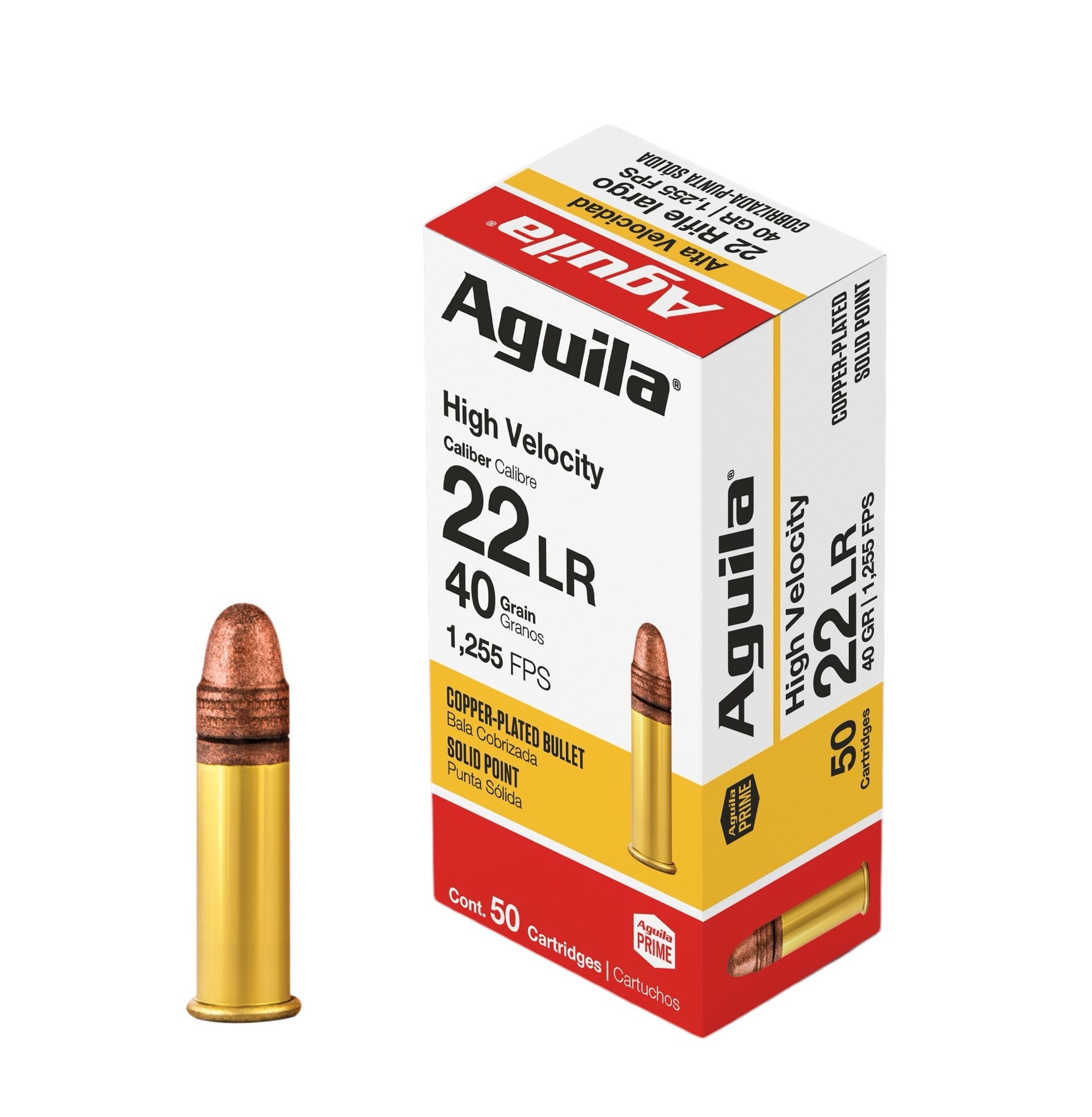 Aguila, 0.22 Long Rifle, Super Extra HV, 40gr