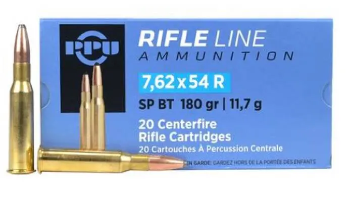 PPU, 7,62x54R, SP BT, 11,7g/180gr